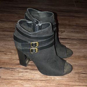 Bamboo Black Booties